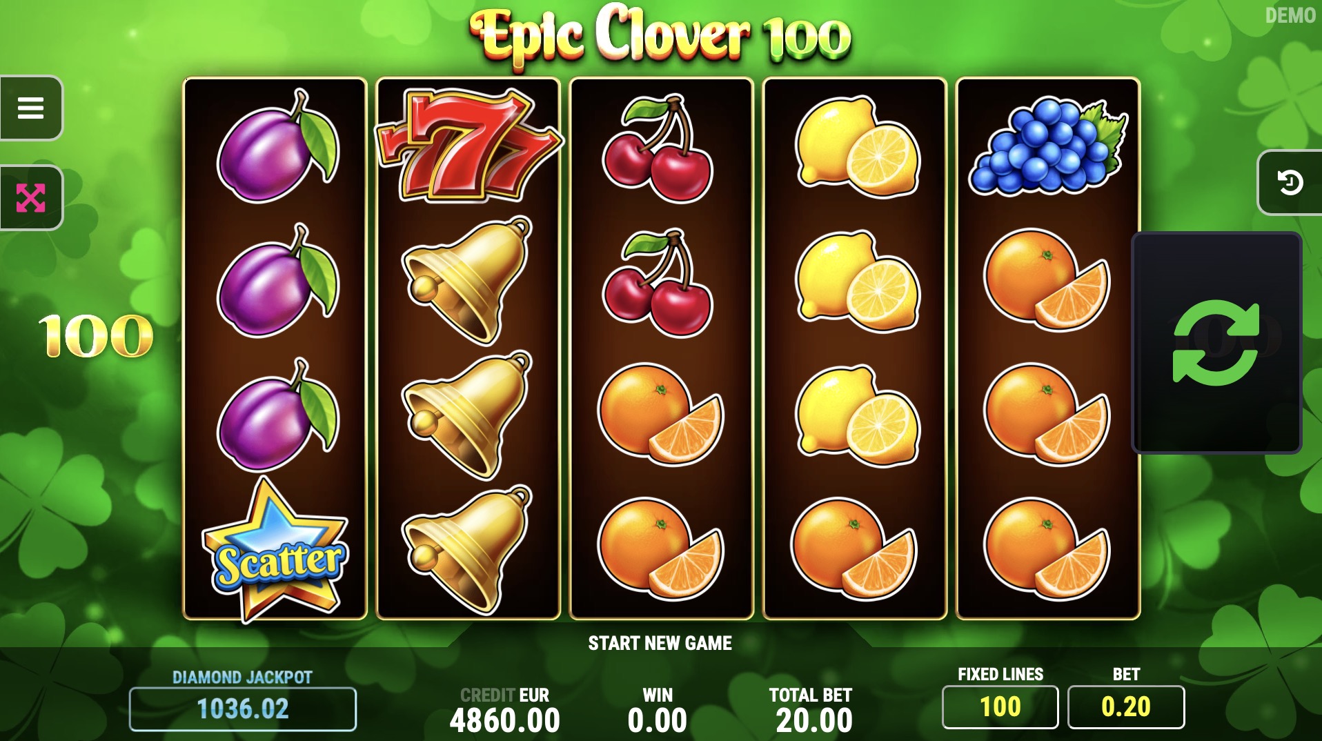   Epic Clover 100  Fazi  Royal Russia casino